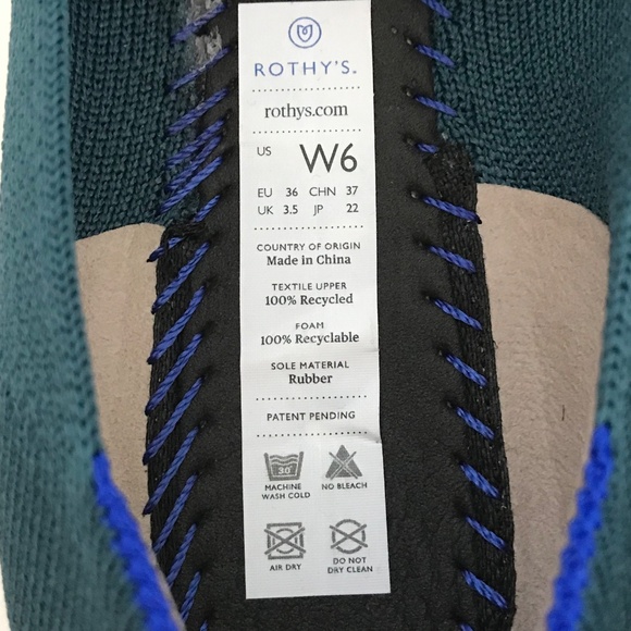 ROTHY’S The Loafer Bottle Blue Retired Women’s Size 6 - Picture 9 of 16